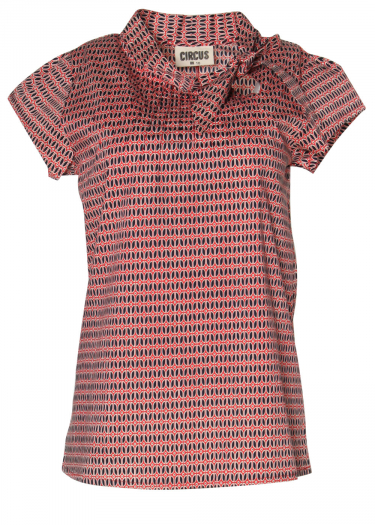 The Anna geo pattern blouse